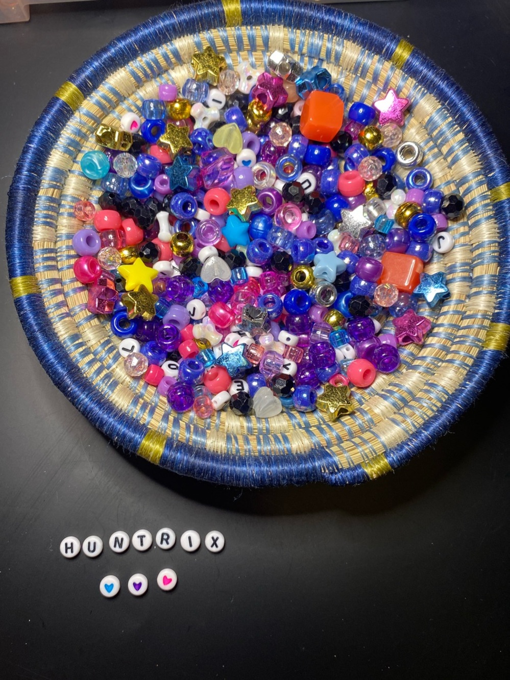 Bag of Kpop Demon Hunters Huntrix inspired  Kandi Beads